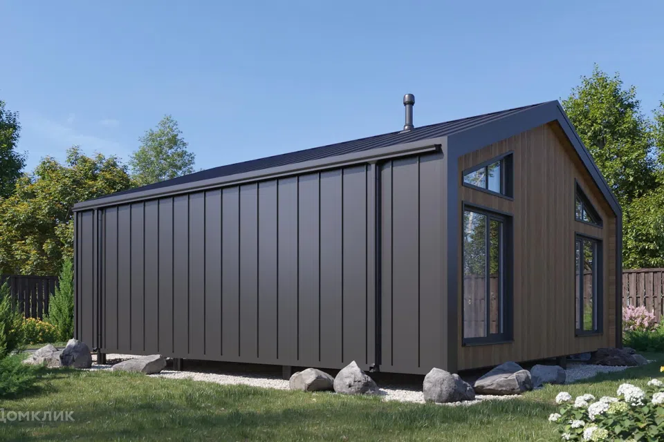 Проект дома BarnHouse 65 из материала Каркасный дом площадью
       65 м²,
       2 спальни,
       1 этаж