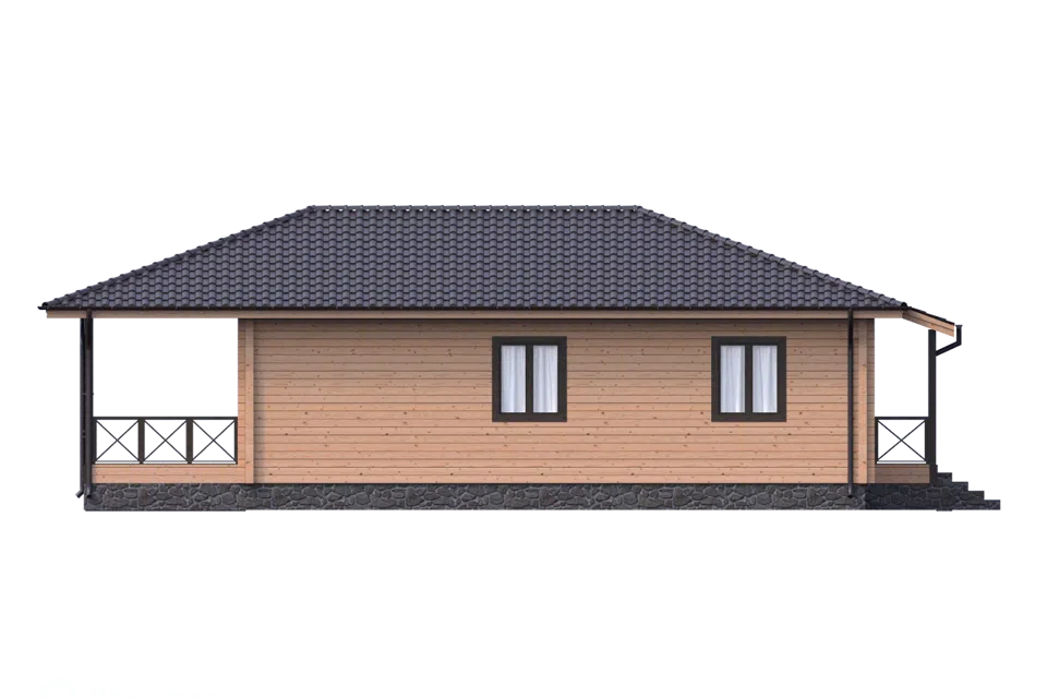 Проект дома Брянск из материала Клееный брус площадью
       120 м²,
       3 спальни,
       1 этаж