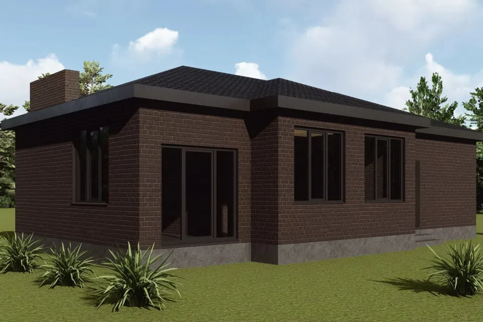 Проект дома Проект 68 из материала Кирпич площадью
       85 м²,
       3 спальни,
       1 этаж