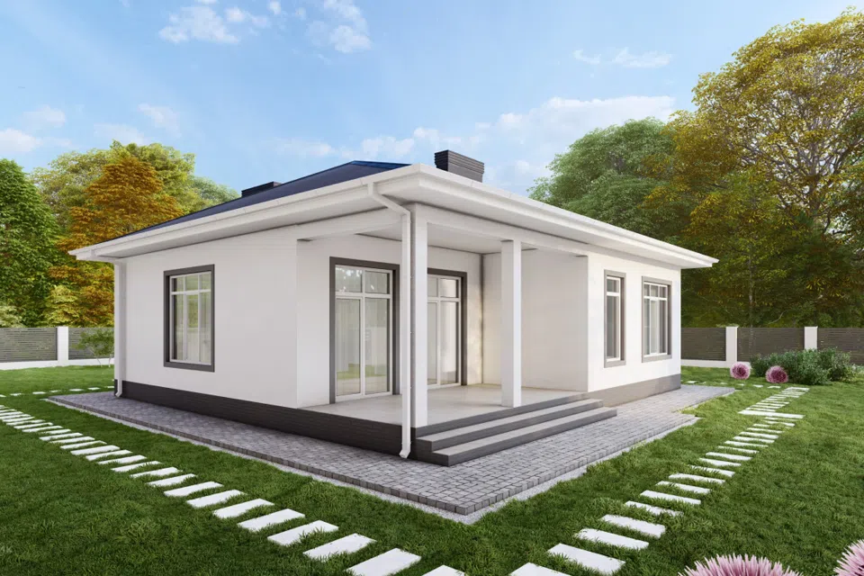 Проект дома Проект 169 из материала Кирпич площадью
105,61 м²,
3 спальни,
1 этаж
