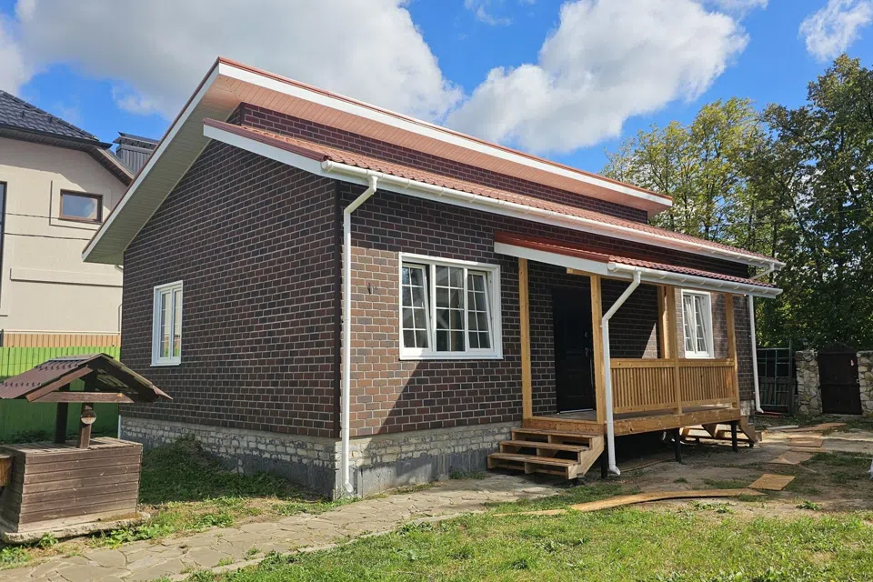 Проект дома Ялта из материала Каркасный дом площадью 
       84 м²,
       2 спальни,
       1 этаж