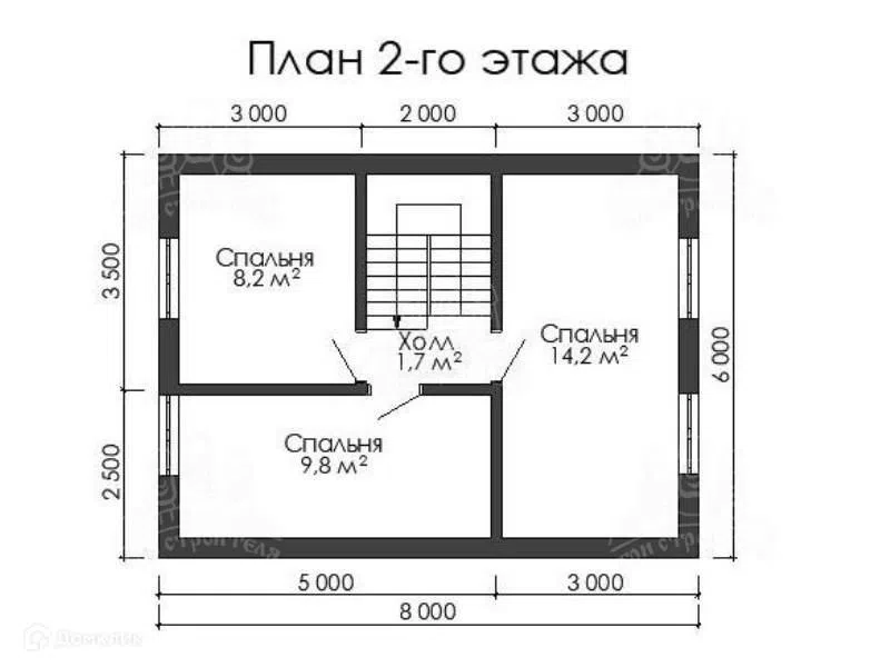 Проект дома Дом из газобетона по проекту ДП7 из материала Газобетонные блоки площадью
       74 м²,
       3 спальни,
       2 этажа