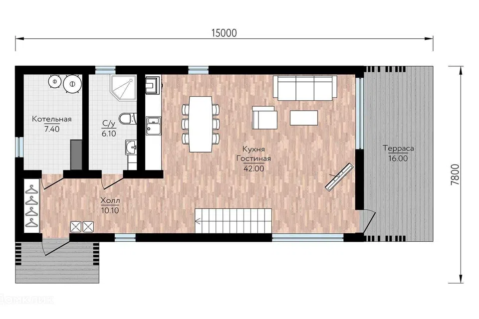 Проект дома СИП С174 из материала SIP-панели площадью
       174 м²,
       3 спальни,
       2 этажа