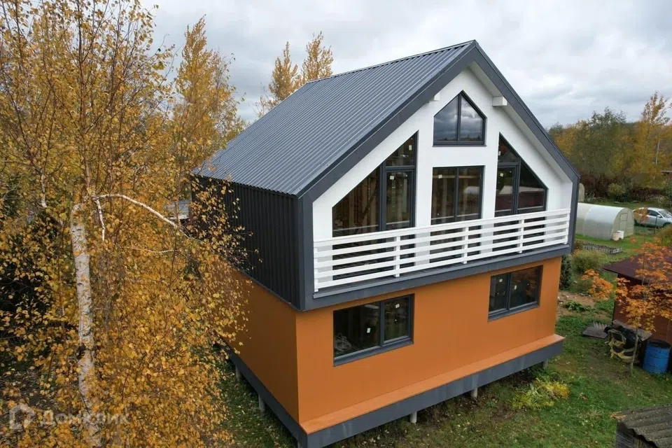 Проект дома СИП С120 из материала SIP-панели площадью 
       120 м²,
       4 спальни,
       2 этажа