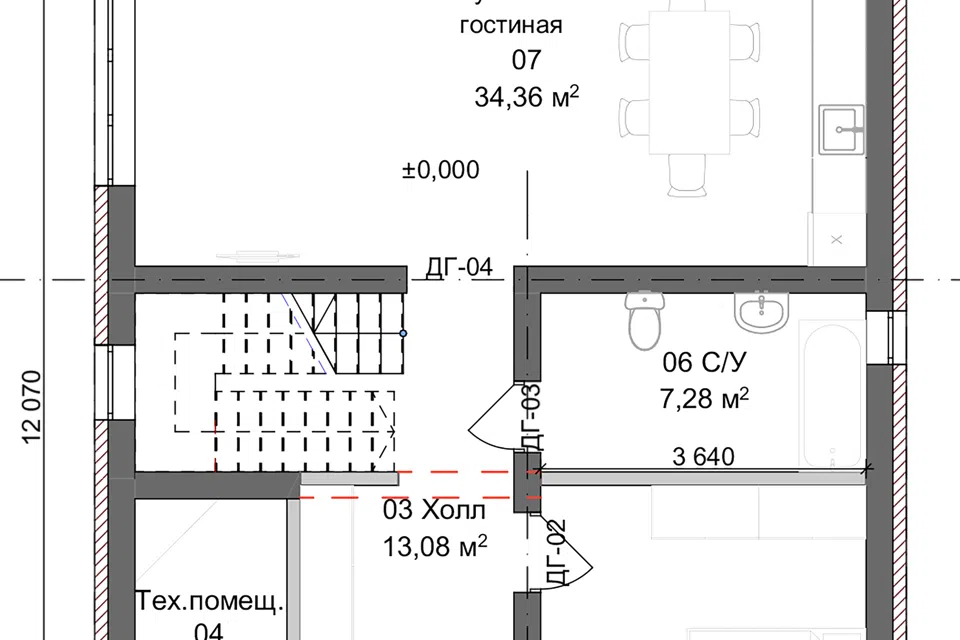 Проект дома Романовский из материала Газосиликатные блоки площадью
       160 м²,
       5 спален,
       2 этажа