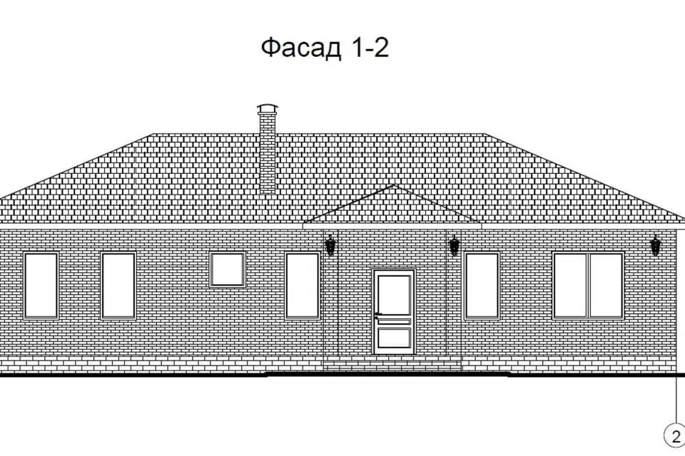 Проект дома Проект-4 из материала Кирпич площадью
       141,3 м²,
       3 спальни,
       1 этаж