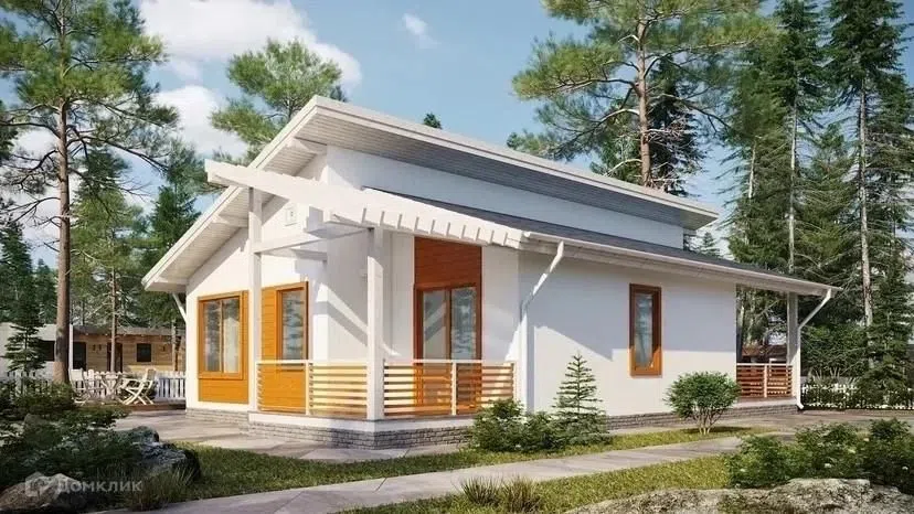Проект дома Каркасный дом FIN КО-01 из материала Каркасный дом площадью
136 м²,
2 спальни,
1 этаж
