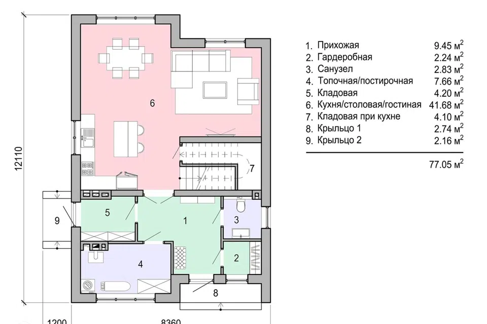 Проект дома Проект №403 из материала Газобетонные блоки площадью 
       146 м²,
       3 спальни,
       2 этажа