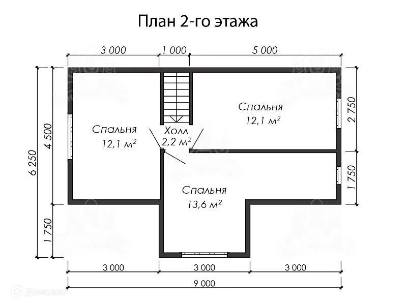 Проект дома Каркасно-щитовой дом К83 из материала Каркасный дом площадью
       86 м²,
       4 спальни,
       2 этажа