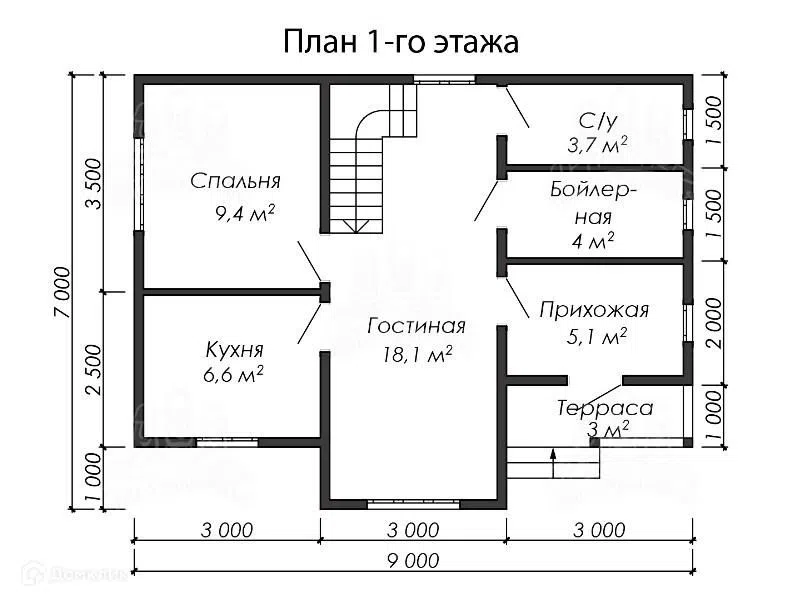 Проект дома Каркасно-щитовой дом К83 из материала Каркасный дом площадью
       86 м²,
       4 спальни,
       2 этажа