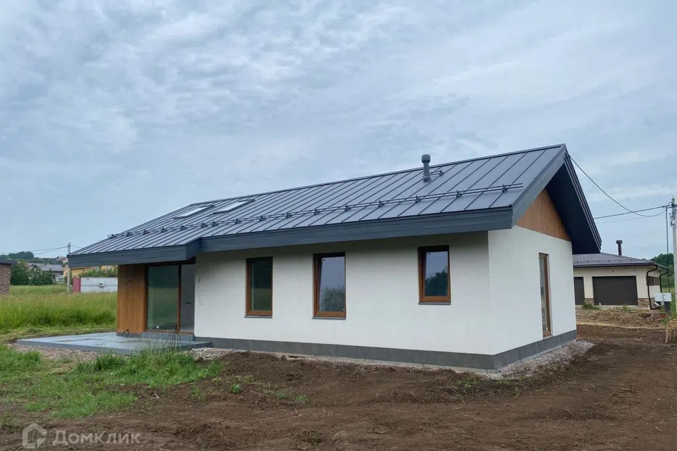 Проект дома Каркасный К122 из материала Каркасный дом площадью
122 м²,
3 спальни,
1 этаж