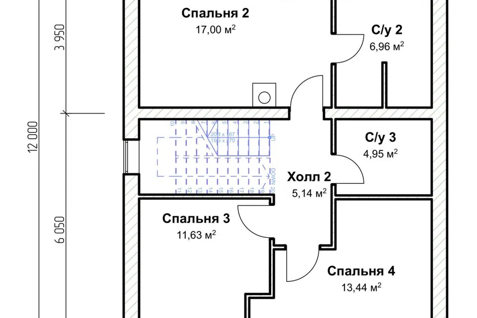 Проект дома ДГ 100 из материала Газосиликатные блоки площадью
       213,7 м²,
       4 спальни,
       2 этажа