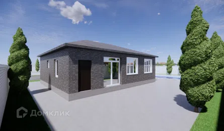 Проект дома Проект 17 из материала Кирпич площадью 
       88,22 м²,
       3 спальни,
       1 этаж