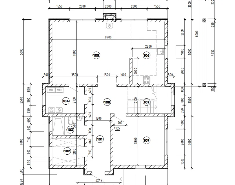 Проект дома Проект 131 из материала Кирпич площадью
178,82 м²,
4 спальни,
2 этажа