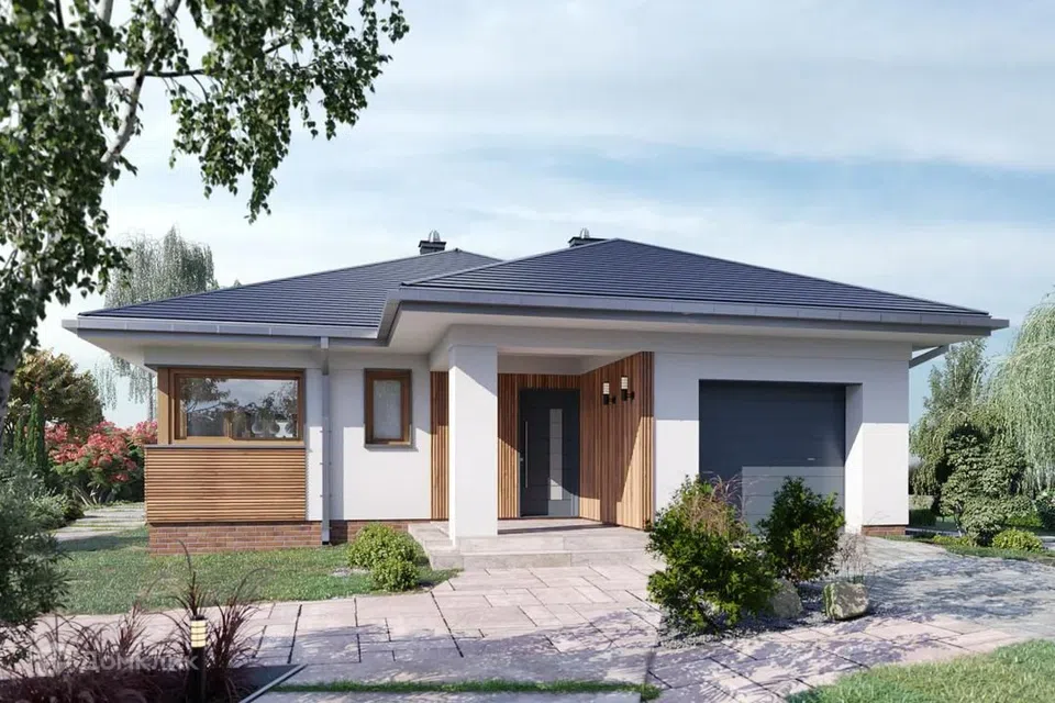 Проект дома Кабан из материала Кирпич площадью
       160 м²,
       3 спальни,
       1 этаж