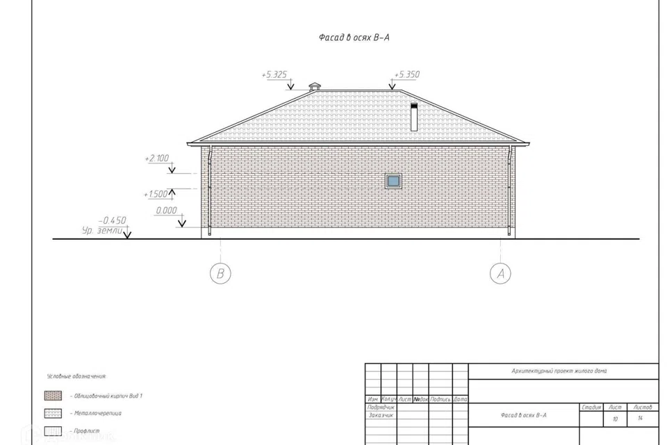 Проект дома Проект-7 из материала Кирпич площадью
       84,2 м²,
       3 спальни,
       1 этаж