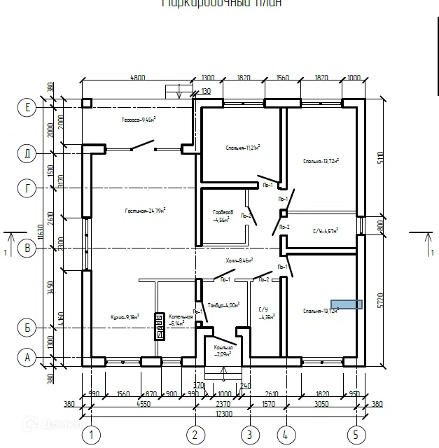 Проект дома проект дом 104м2 из материала Кирпич площадью
       104 м²,
       3 спальни,
       1 этаж