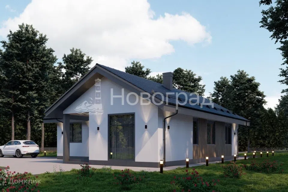 Проект дома Мария из материала Газобетонные блоки площадью
150 м²,
4 спальни,
1 этаж