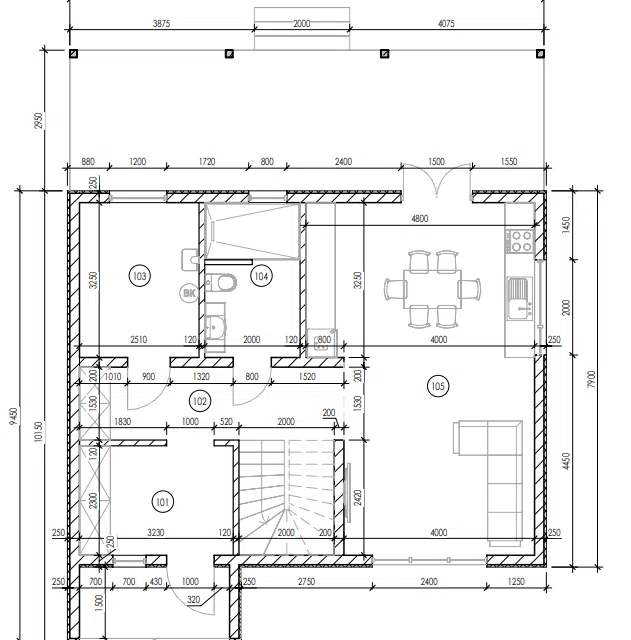 Проект дома Проект 137 из материала Кирпич площадью
134,72 м²,
3 спальни,
2 этажа