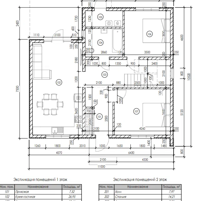 Проект дома Проект 172 из материала Кирпич площадью
166,58 м²,
5 спален,
2 этажа
