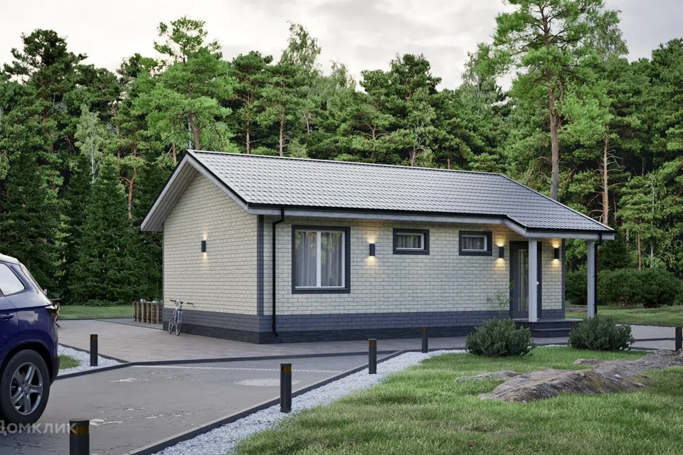 Проект дома P-H Классика 60 из материала SIP-панели площадью
57 м²,
2 спальни,
1 этаж