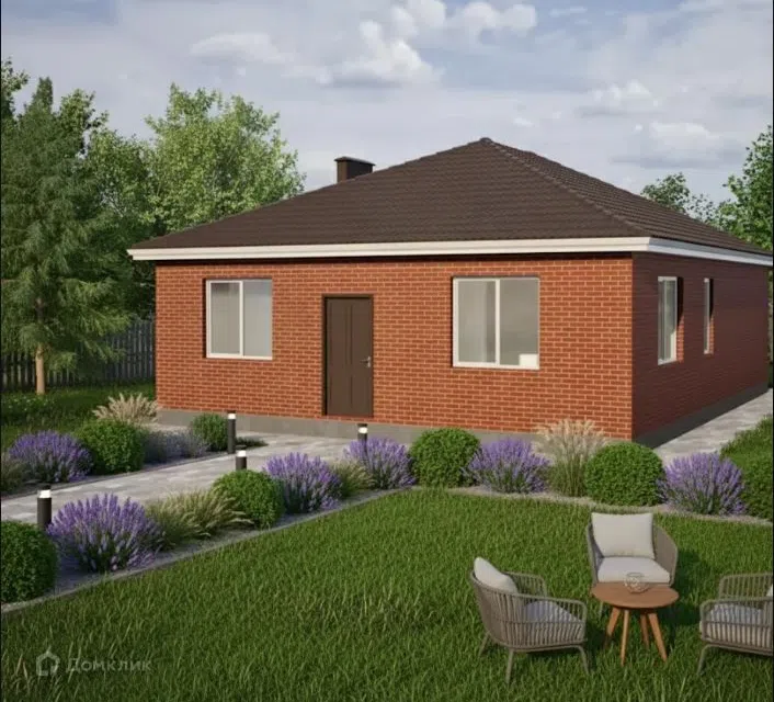 Проект дома Проект - 36410 из материала Кирпич площадью 
       94 м²,
       3 спальни,
       1 этаж