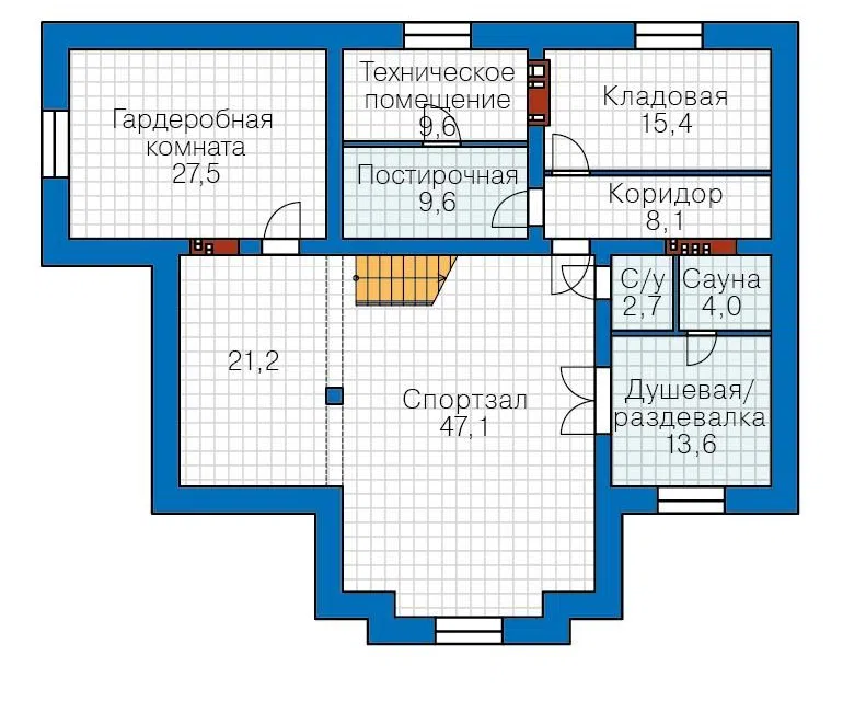 Проект дома PD 45-66L из материала Газобетонные блоки площадью
       444 м²,
       3 спальни,
       3 этажа