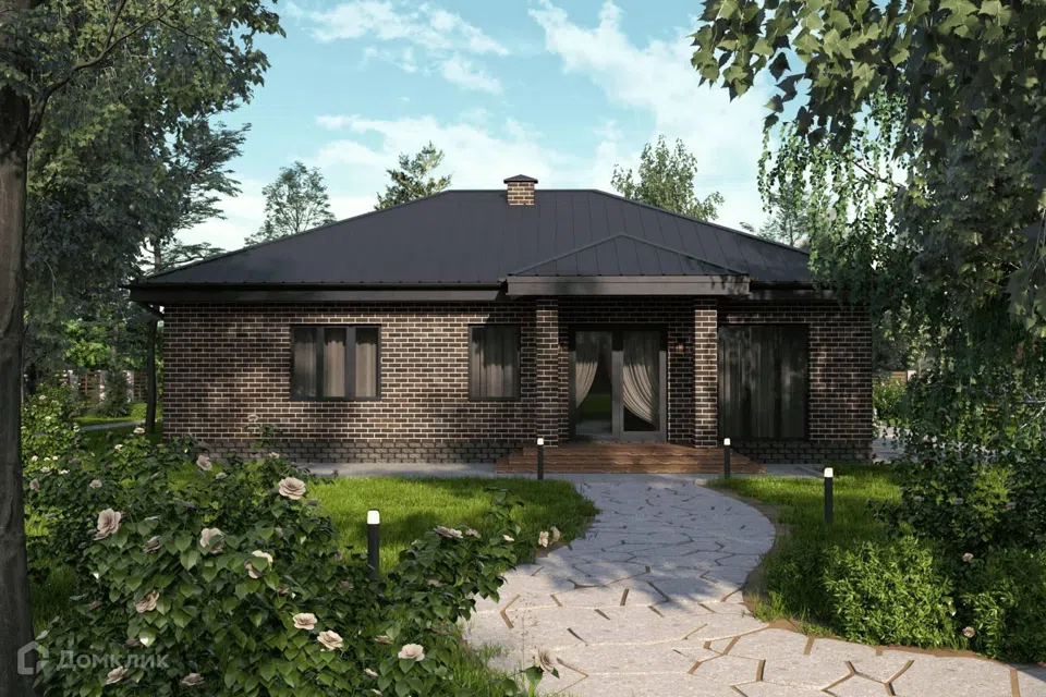 Проект дома Проект-2667 из материала Кирпич площадью
       122 м²,
       3 спальни,
       1 этаж
