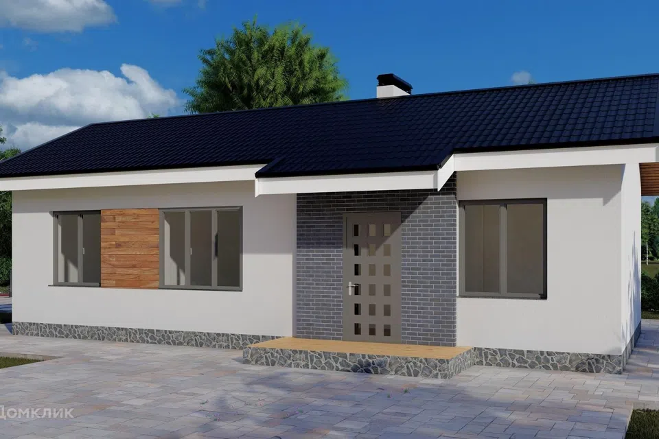 Проект дома Скандинавия 80 из материала Кирпич площадью 
       80 м²,
       3 спальни,
       1 этаж