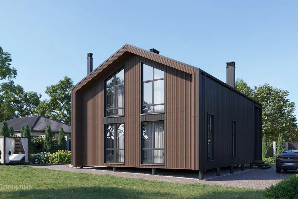 Проект дома BarnHouse210 из материала Каркасный дом площадью
       210 м²,
       2 спальни,
       2 этажа