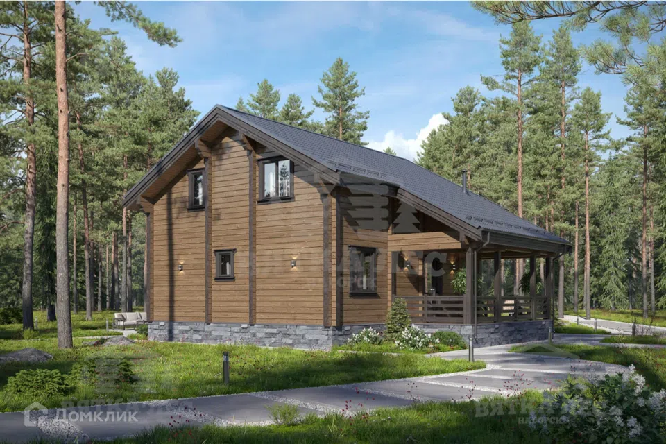 Проект дома Курбатово из материала Клееный брус площадью
       160 м²,
       4 спальни,
       2 этажа