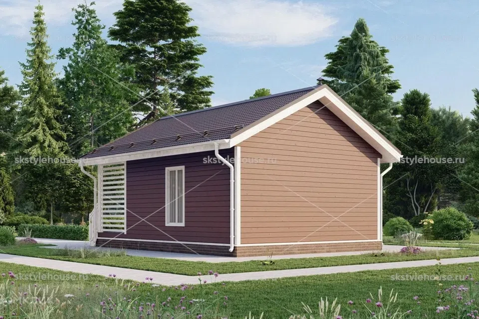 Проект дома Баня FIN SAUNA из материала Каркасный дом площадью
36 м²,
1 спальня,
1 этаж