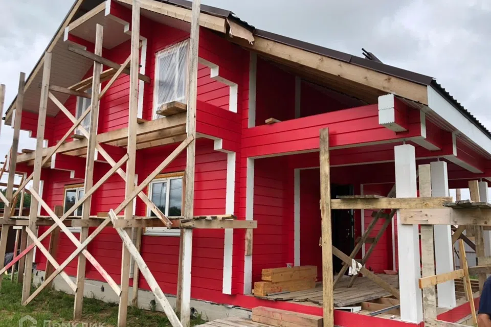 Проект дома Курбатово из материала Клееный брус площадью
       160 м²,
       4 спальни,
       2 этажа
