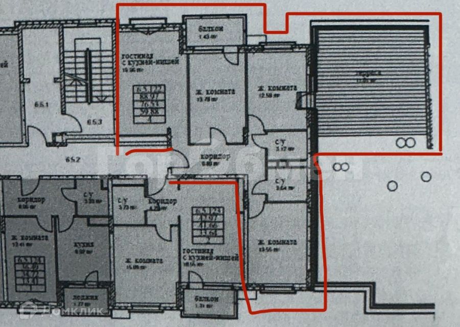 Продаётся 4-комнатная квартира, 111 м²