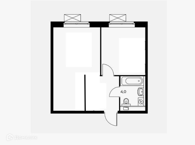 Продаётся 1-комнатная квартира, 37 м²