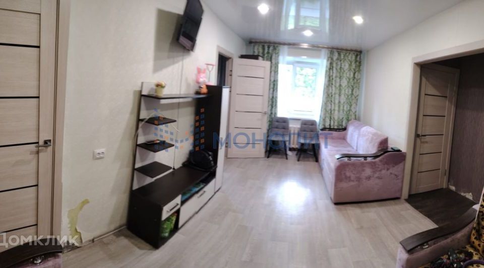 Продаётся 2-комнатная квартира, 43.9 м²