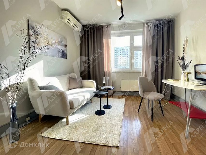Продаётся 1-комнатная квартира, 33.8 м²