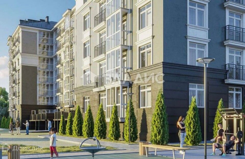 Продаётся 1-комнатная квартира, 44.5 м²