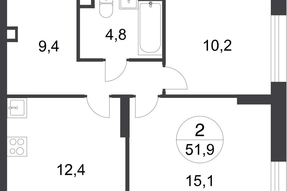 Купить 2 Комнатную Квартиру Метро Рассказовка
