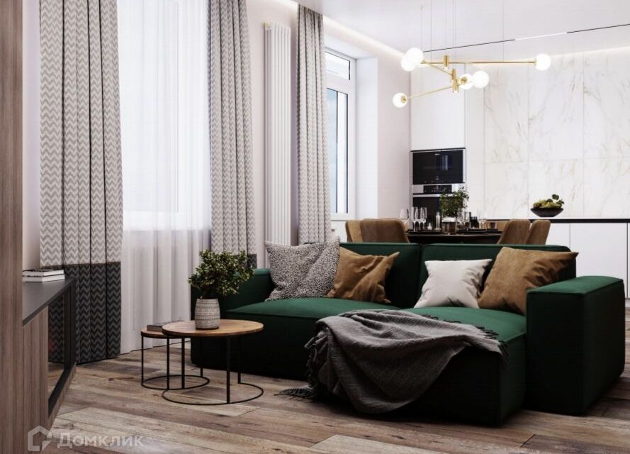 Продаётся 3-комнатная квартира, 75.3 м²