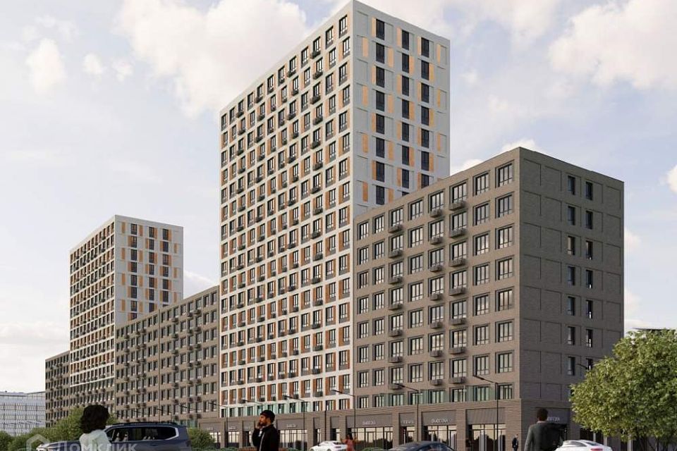 Продаётся 1-комнатная квартира, 43 м²