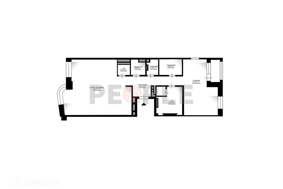 Продаётся 2-комнатная квартира, 82 м²