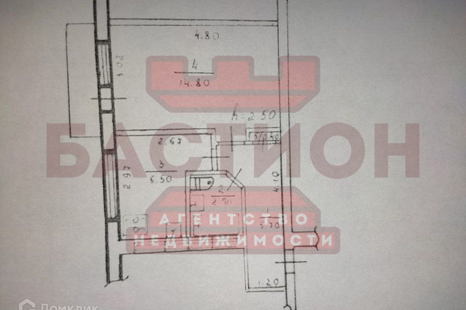 Продаётся 1-комнатная квартира, 35 м²