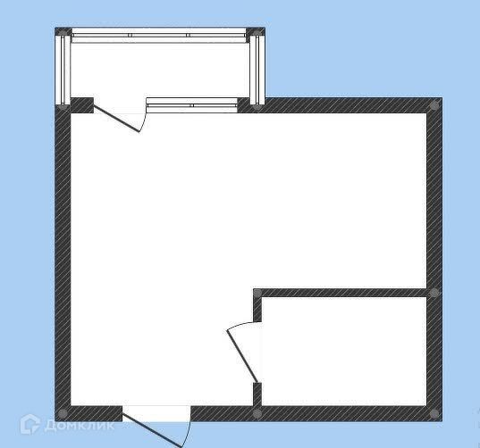 Продаётся студия, 27.5 м²