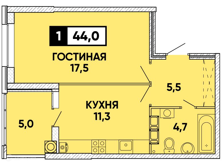 Ставрополь Однокомнатные Квартиры Купить 50 Лет Влксм