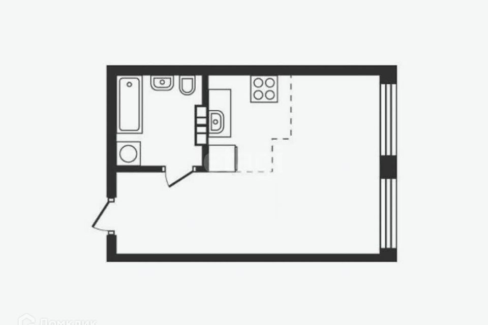 Продаётся студия, 26.82 м²