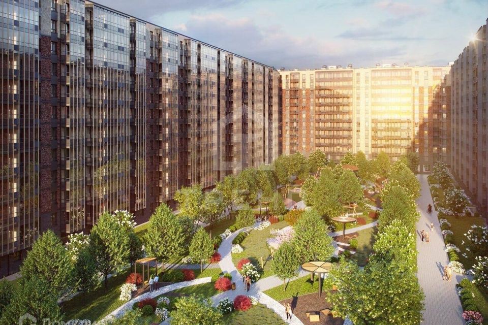 Продаётся 1-комнатная квартира, 42.86 м²