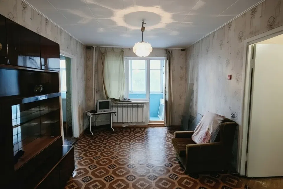 Продаётся 3-комнатная квартира, 57.7 м²