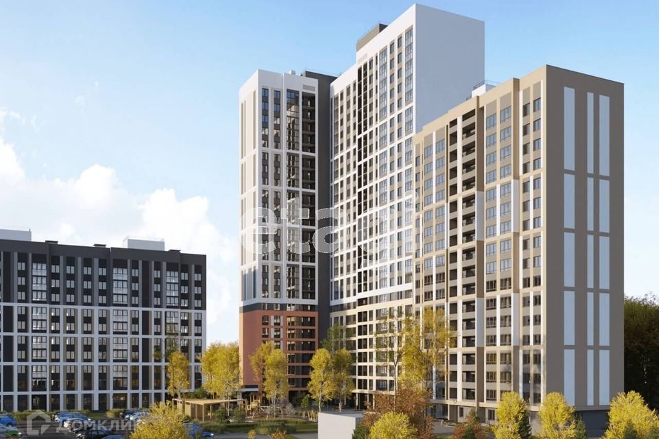 Продаётся 1-комнатная квартира, 43.6 м²