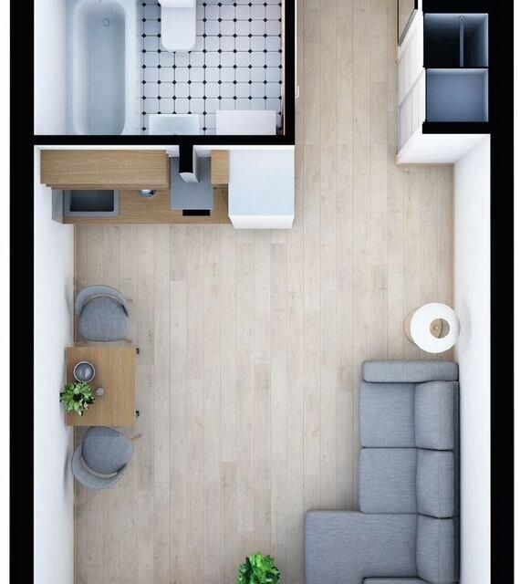 Продаётся студия, 26 м²